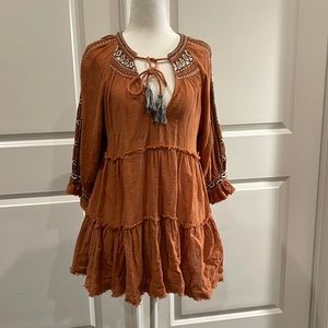 Free People XS mini dress/shirt